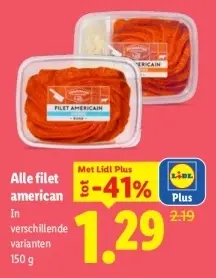 Aanbieding: Filet americain