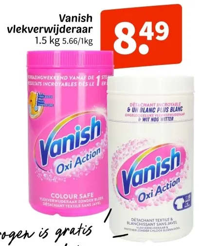 Promotie: Vanish vlekverwijderaar
