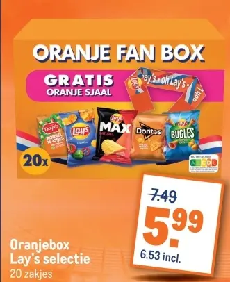 Aanbieding: Oranjebox Lay's selectie