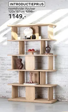 Aanbieding: Azulaar, Roomdivider 120 Cm - 20-Niches
