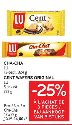 Offre: Cha-Cha / Cent Wafers Original