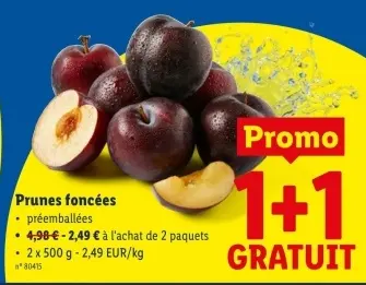 Offre: Prunes foncées