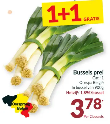 Promotie: Bussels prei