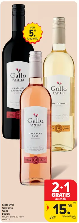 Offre: Gallo Family