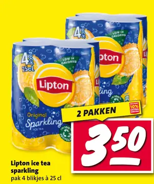Aanbieding: Lipton ice tea sparkling