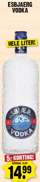 Aanbieding: Esbjaerg vodka