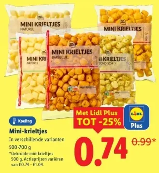 Aanbieding: Mini-krieltjes