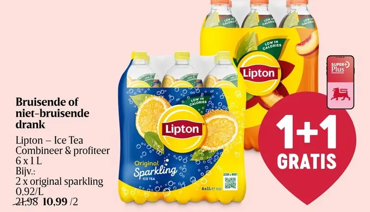 Promotie: Bruisende of niet-bruisende drank