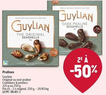 Offre: Pralines Guylian