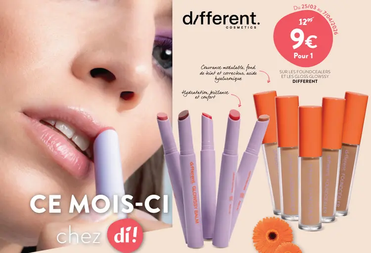 Offre: Foundcealers et les gloss glowssy