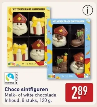 Aanbieding: Choco sintfiguren