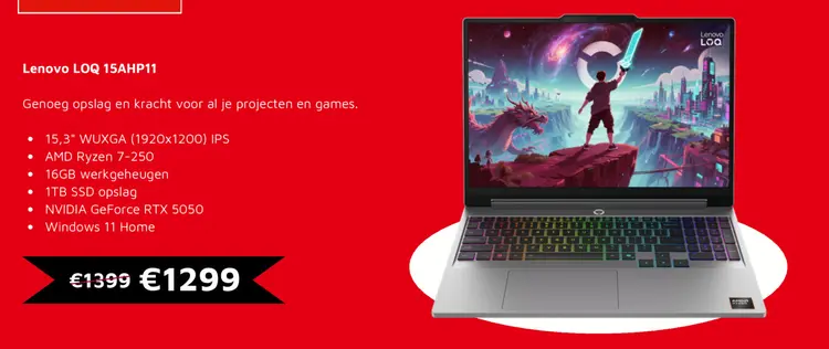 Aanbieding: Lenovo LOQ 15AHP11