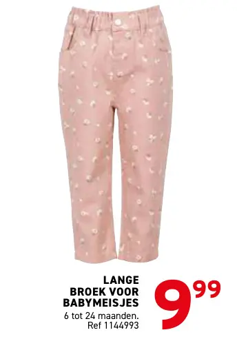 Promotie: Lange broek voor babymeisjes