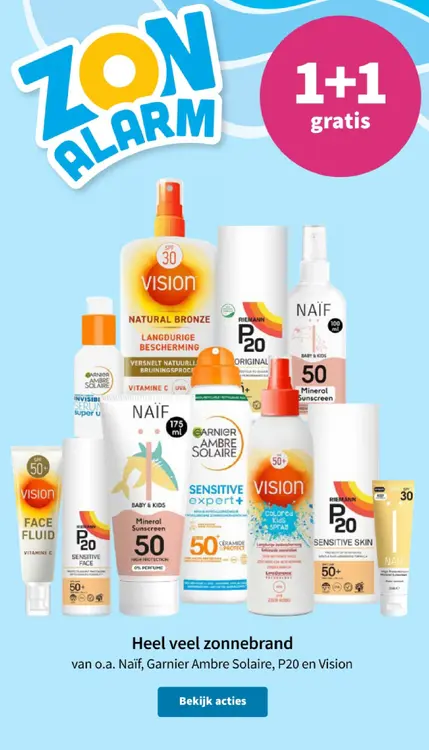 Aanbieding: Zonnebrand