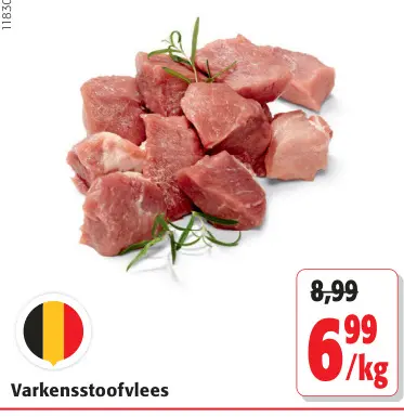 Promotie: Varkensstoofvlees