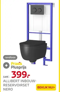 Aanbieding: Allibert inbouw-reservoirset nero