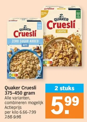 Promotie: Cruesli