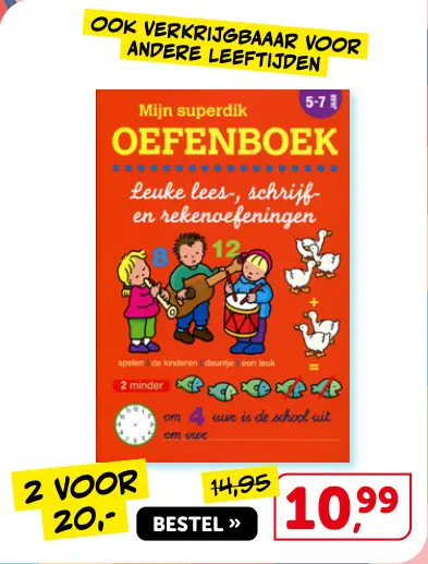 Promotie: Mijn superdik OEFENBOEK