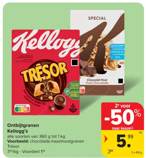 Promotie: Ontbijtgranen Trésor