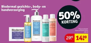 Aanbieding: Biodermal gezichts-, body- en handverzorging