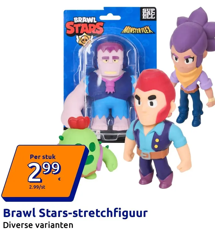 Aanbieding: Brawl Stars Brawl Stars-stretchfiguur