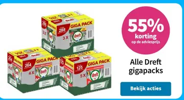 Aanbieding: Dreft gigapacks