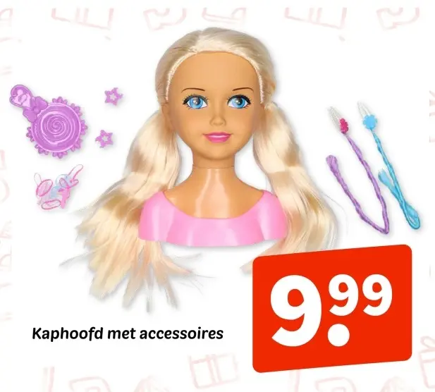 Aanbieding: Kaphoofd met accessoires