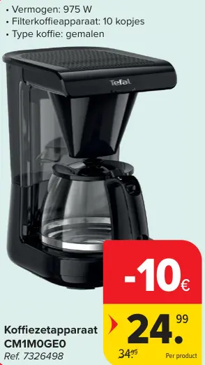 Promotie: Koffiezetapparaat