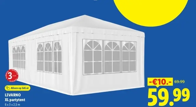 Aanbieding: XL partytent