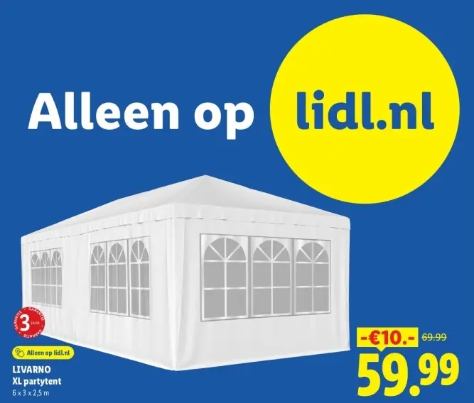 Aanbieding: XL partytent