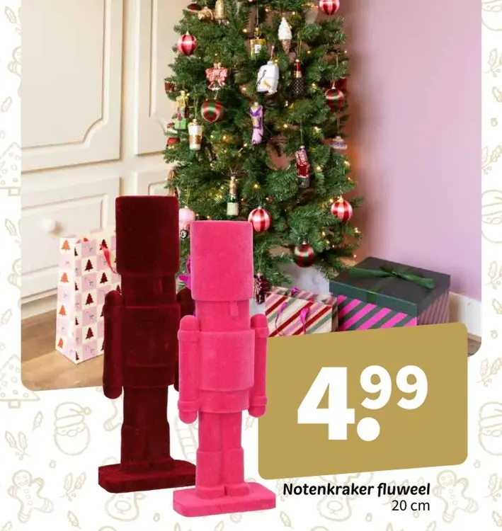 Aanbieding: Notenkraker fluweel