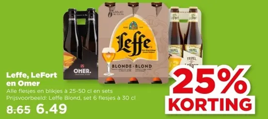 Leffe, LeFort en Omer