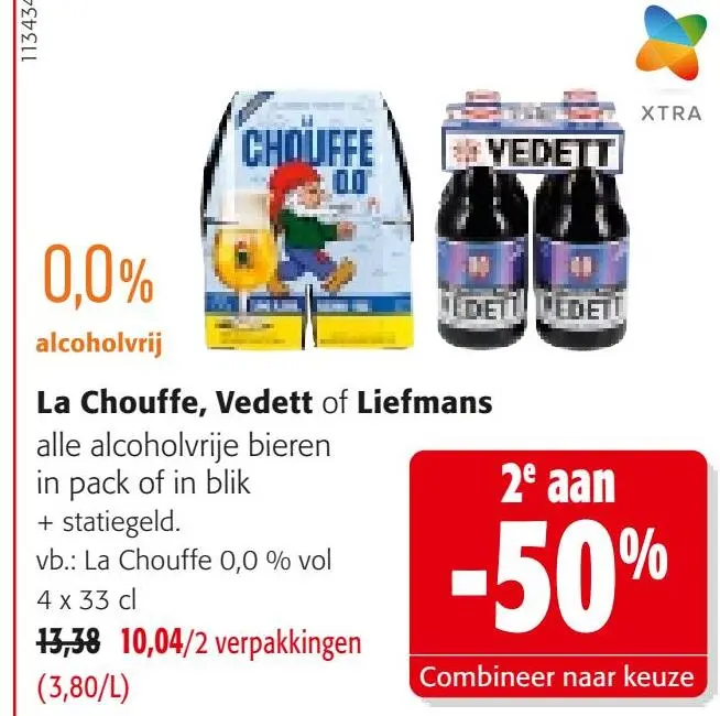 Promotie: La Chouffe, Vedett of Liefmans