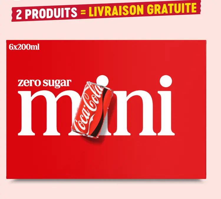 Offre: Coca-Cola Zero Sugar Mini