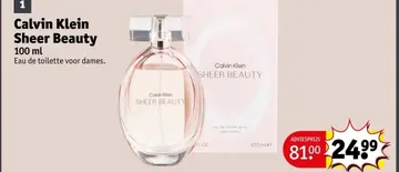 Aanbieding: Calvin Klein Sheer Beauty