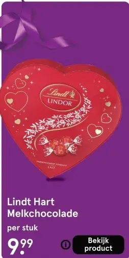Aanbieding: Hart Melkchocolade