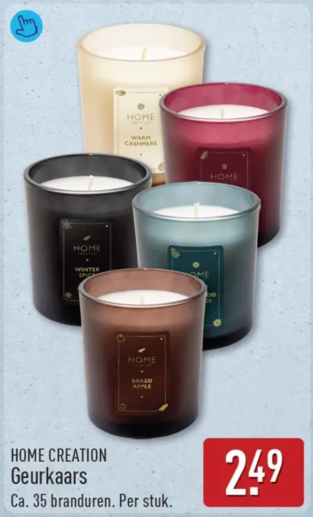 Aanbieding: HOME CREATION Geurkaars