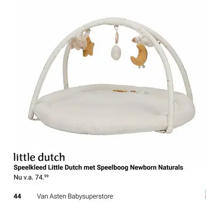 Aanbieding: Speelkleed Little Dutch met Speelboog Newborn
