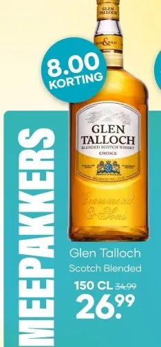 Aanbieding: Glen Talloch Scotch Blended