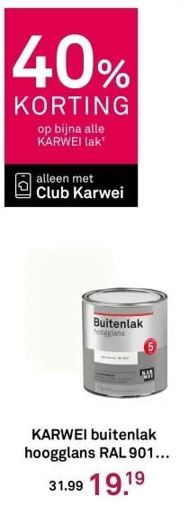 Aanbieding: Bijna alle Karwei lak