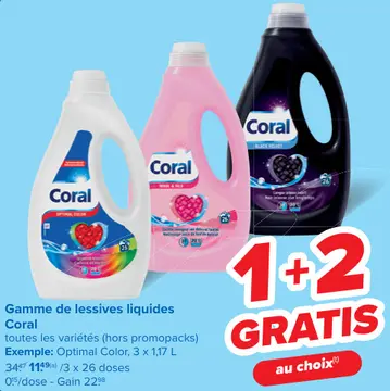 Offre: Gamme de lessives liquides