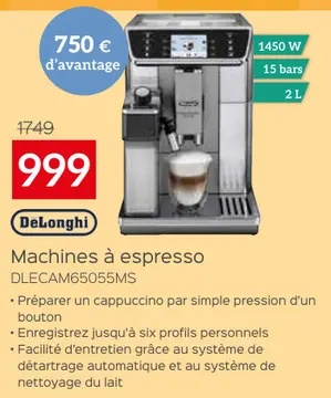Offre: Machines à espresso