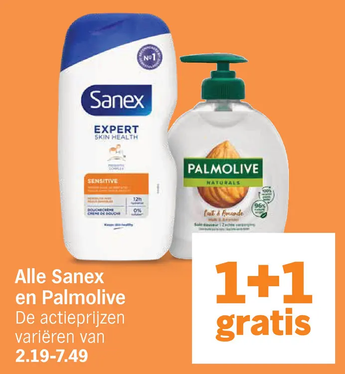 Aanbieding: Sanex en Palmolive