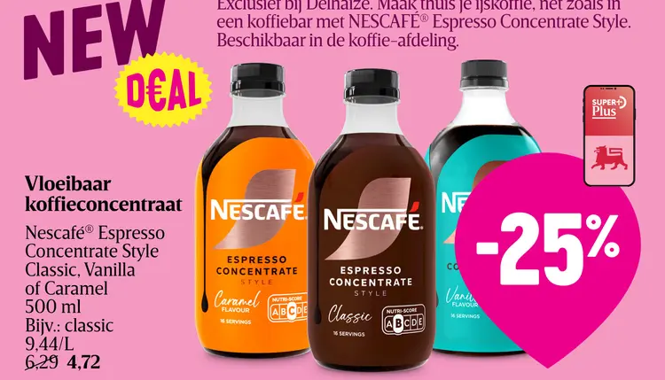 Promotie: Vloeibaar koffieconcentraat