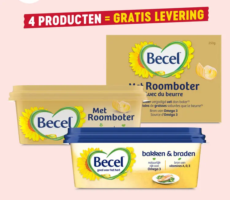 Promotie: Becel Met Roomboter / Becel bakken & braden