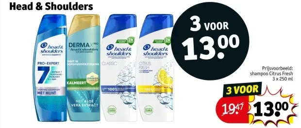 Aanbieding: Head & Shoulders