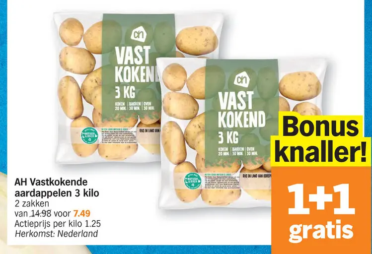 Promotie: Vastkokende aardappelen