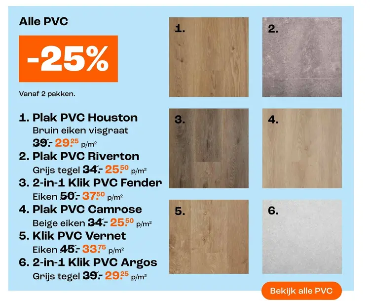 Aanbieding: Alle PVC