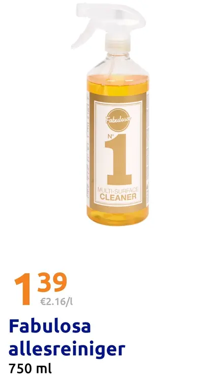 Aanbieding: Fabulosa allesreiniger