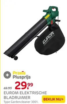 Aanbieding: Eurom elektrische bladruimer